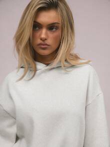 MUSERA Oversized Fleece Hooded Sweatshirt Graduation,Back To School,Graduation,Teacher For Women,Back To School Fall Autumn Winter Spring Summer Vacation - Light Grey - View 5