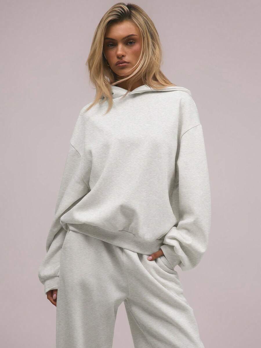 MUSERA Oversized Fleece Hooded Sweatshirt Graduation,Back To School,Graduation,Teacher For Women,Back To School Fall Autumn Winter Spring Summer Vacation - Light Grey - View 1