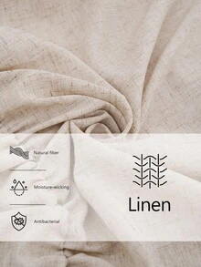 Aalyst Women's Elegant Beige Autumn Linen Cotton Blend V-Neck Ruffle Hem Lantern Sleeve Blouse,Minimalist Office Fashionable Commuting Dual-Color Fall Top - Apricot - View 6
