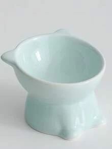 PETSIN 1 High-Footed Ceramic Bowl, Cat Bowl, Dog Bowl, Pet Bowl, Slanted Mouth To Protect The Neck And Prevent Overturning Cat Bowl, Drinking And Food Basin, Pet Supplies - Multicolor - View 11