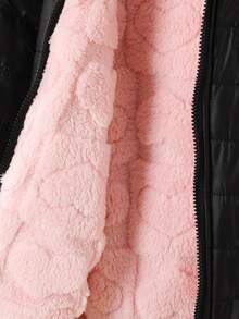 Sparklyn Young Girl Zip Up Hooded Plush Lined Padded Coat Young Girl Girl Coatkids Girl Coatskids Girl Winter Jacketkids Black Coat Toddler Girl Coats Kids Coats Girls Girl Kids Winter Jacket Girls Winter Coat Pink Toddler Girl Coat Fall - Multicolor - View 8