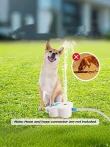 PETSIN 1 Pet Foot-Operated Fountain Automatic Water Feeder - Dog Foot-Press Automatic Water Dispenser, Drinking Fountain, Pet Supplies - Multicolor - View 5