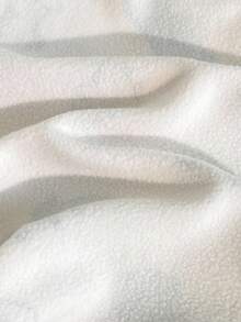 SHEIN Playful Pals 两件套幼儿男童恐龙印花加厚长袖上衣和裤子睡衣套装 - 卡其色 - 查看 8