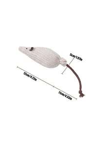 PETSIN 1 件猫薄荷猫玩具，小动物形状，自娱自乐，磨牙洁牙，小猫毛绒猫棒，宠物用品，猫 - 彩色 - 查看 10