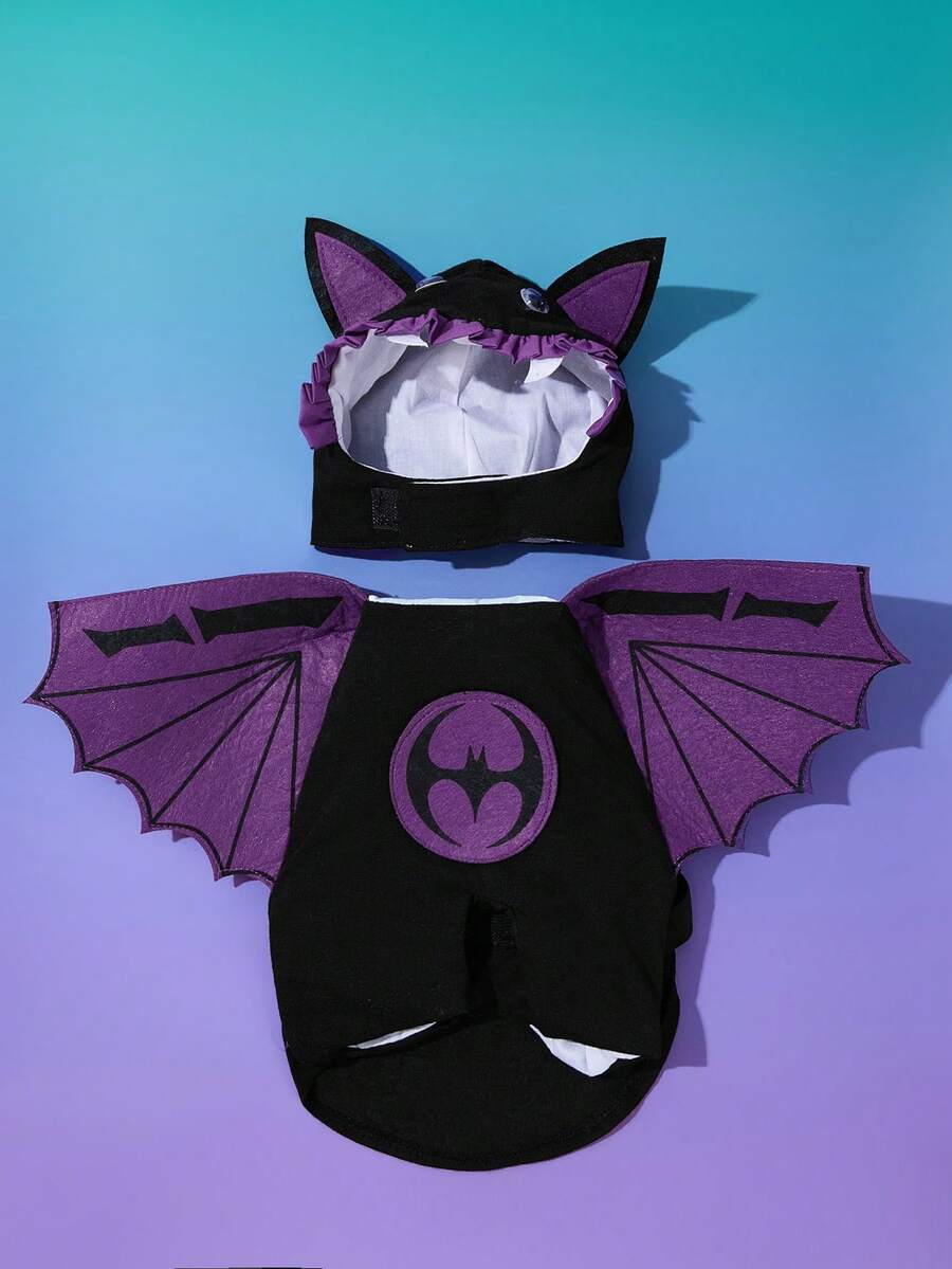 PETSIN Halloween Bat Cosplay Pet Special Costume - Purple - View 1