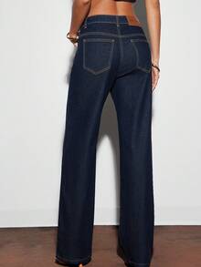 Denimoi Solid Summer Straight Leg Denim Jeans