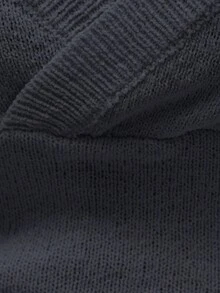 MUSERA V领裹身针织长袖上衣，优雅春假可爱性感90年代夏季粉嫩甜美机场度假冬季日常晚宴派对优雅 - 深灰色 - 查看 6