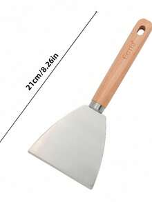 Cirelle 1 件专业餐具厨房木柄不锈钢工具烹饪必需品烘焙烹饪厨师礼物耐用餐具家庭餐厅升级 - 彩色 - 查看 28