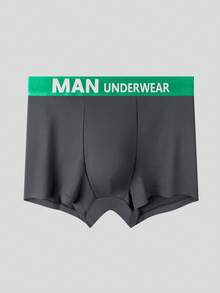 5pcs/Pack EasyFave Fashion Elastic Waistband Casual Lightweight Sports Comfortable Boxer Briefs For Men Men Boxers Pack Men Boxer Briefs Men Underwear Multipack Man Underwear Men Underwear - Multicolor - View 6