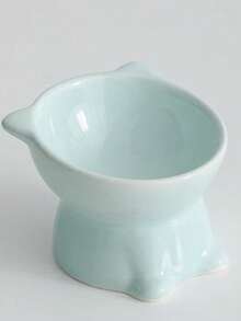 PETSIN 1 High-Footed Ceramic Bowl, Cat Bowl, Dog Bowl, Pet Bowl, Slanted Mouth To Protect The Neck And Prevent Overturning Cat Bowl, Drinking And Food Basin, Pet Supplies - Multicolor - View 14