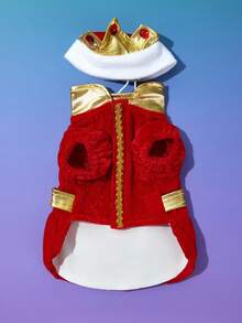 PETSIN Halloween & Christmas Holiday Pet Costume King Outfit