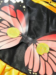 PETSIN 万圣节仙女蝴蝶翅膀服装，可爱小猫/小狗宠物角色扮演服装 - 彩色 - 查看 6