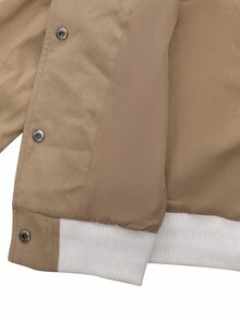 Hanevo Women's Casual Striped Patchwork Long Sleeve Jacket, Suitable For Sports, Campus, Street Wear - Multicolor - View 7