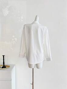 INAWLY 女士休闲宽松长袖衬衫，简约百搭，适合日常穿着