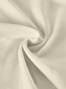 SHEIN EZwear Women's Cream Cropped T-Shirt: Casual Short Sleeve Crop Tee,Summer Tops - Khaki - View 3