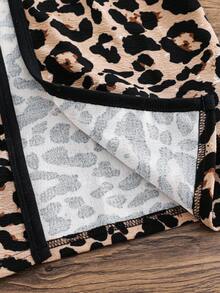 SHEIN 法式少女撞色蝴蝶结装饰长袖夹克外套 - 杏色 - 查看 6