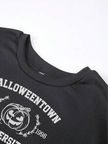 INAWLY Damen Oversize Lässig Sweatshirt mit Stickerei, Rundhalsausschnitt, Langarm