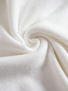 Franclia Asymmetric Button Decor Knit Cardigan, European And American Style, Spring/Autumn Fall Winter Cloth For Women - White - View 4