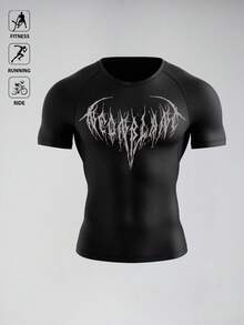 Acti Log Áo thun thể thao nam tay raglan dáng rộng, thích hợp cho chạy bộ, tập gym. - màu đen - Xem 3
