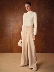 MOTF PREMIUM SLIM FIT PULLOVER SWEATER - White - View 6