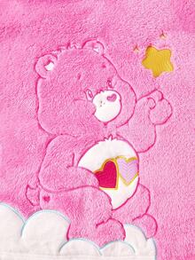 SHEIN X Care Bears 女士卡通刺绣长袖上衣和短裤睡衣套装，秋季服装 - 粉色 - 查看 11