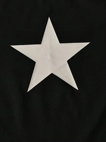 Tween Girls' Casual Fashion Street Style Star Print Short Sleeve T-Shirt And Camo Print Flap Pocket Wide Leg Pants Set, Summer - Multicolor - View 4