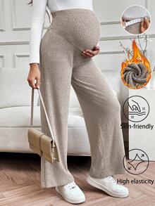 SHEIN 秋季服装，秋季服装，孕妇秋季服装，孕妇秋季服装孕妇直筒，阔腿，休闲，优雅，孕妇，舒适孕妇裤孕妇裤孕妇裤针织裤孕妇装孕妇装