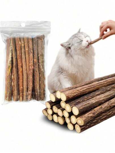 Cat Teeth Cleaning Stick - Cat, Mint, Fish Flavored Cat Chewing Toy For Dental Care