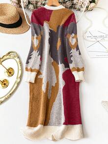 EMERY ROSE Mehrfarbige Damencardigan in Mittellänge