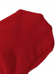 GlowEve 女式时尚新款优雅无袖纯色针织背心，夏季 - 紅色 - 查看 7