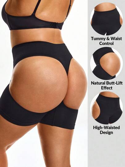 SHAPORA 大码高腰塑身短裤