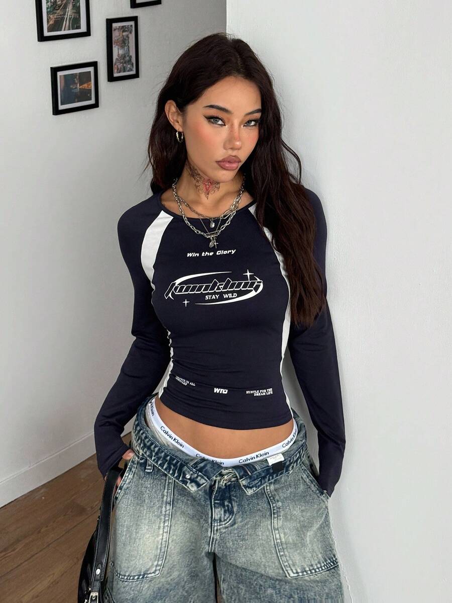 SHEIN TOPS Coolane Women's Autumn/Winter/All Seasons