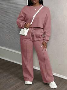 Slaydiva 春夏新款音乐节、复活节、纳什维尔、生日派对、毕业季、学生装、日常休闲、百搭基础款、休闲、度假、邮轮旅行、海滩、日光浴、休闲街头风、雪花印花、宽松运动装、2件套