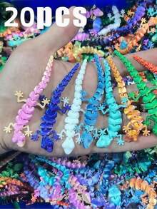 SHEIN Random Colors Suitable For Mobile Mini Geckos Christmas, Valentine's Day, Halloween, New Year, Birthdays, Parties, Decorations