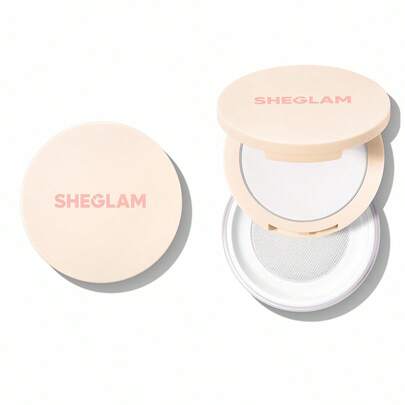 SHEGLAM Insta-Ready Ultra-Fine Blur & Lift Setting Powder Duo-Translucent Brand Beauty Makeup Face Paint Cosmetic For Women Girls Perfect For Spring Summer Ideal For Y2K Fancy Fashion Suitable For Birthday Mother'S Day Gift Rave Party Ready Best Color