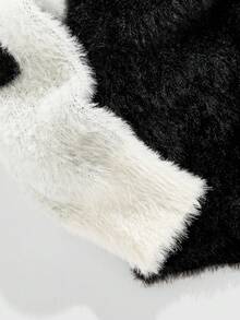 ROMWE MEN Street Life Felpa con cappuccio da uomo in stile colorblock e patchwork, adatta per l'autunno/inverno