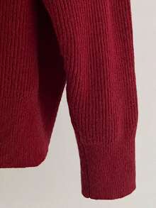 INAWLY Autumn/Winter High Neck Long Sleeve Knitted Cardigan, Versatile & Elegant