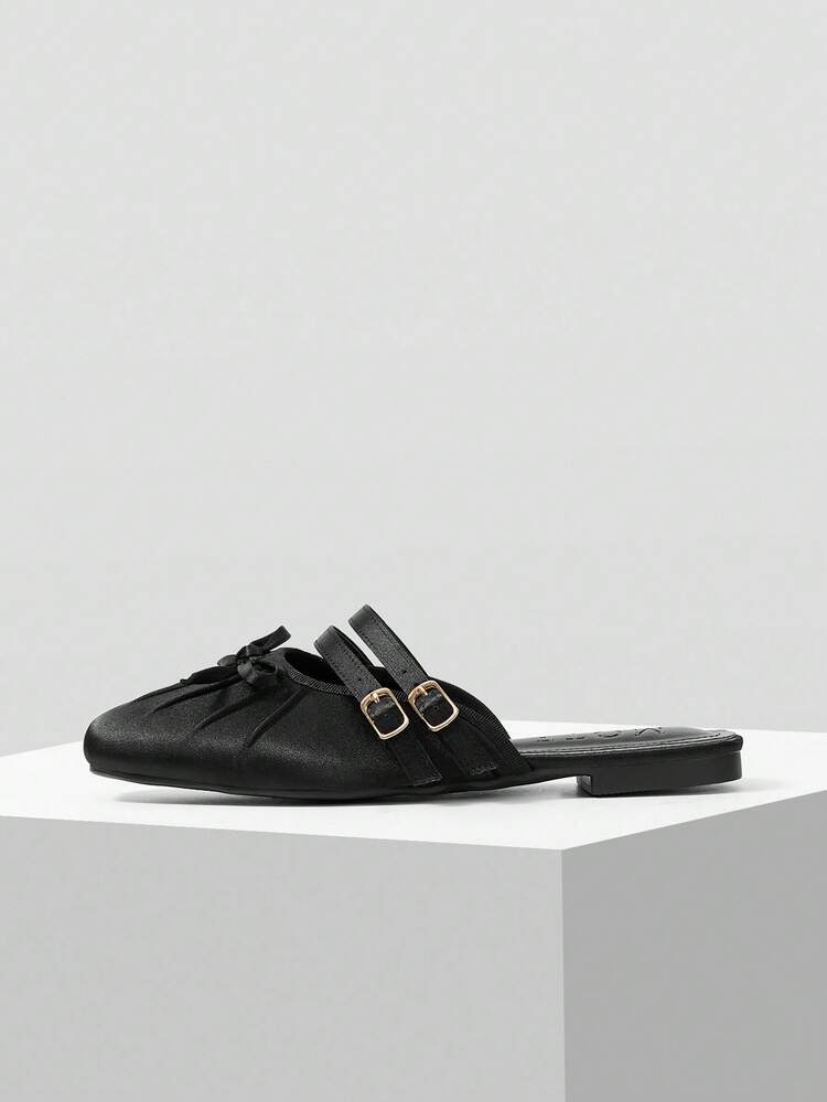VINTAGE COMFORTABLE CASUAL MARY JANE FLAT SHOES, OIL WAX LEATHER TEXTURE FOR CHRISTMAS SPRING SHOES