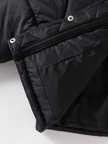 Tween Girl Clothes Puffer Jacket Girls Coats Black Puffer Jacket Girls Winter Coat Padded Coat Cozy - Black - View 9