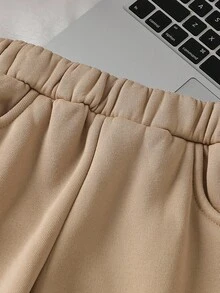 Genkimix Kids Autumn/Winter New Boys Casual Sports Sweatpants With Pockets, Simple & Stylish Cuffed Trousers Fall