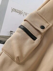 Genkimix Kids Autumn/Winter New Boys Casual Sports Sweatpants With Pockets, Simple & Stylish Cuffed Trousers Fall