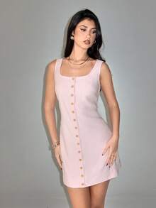 Avantive 春夏女士浪漫/舞会/正式/生日/90 年代服装/商务休闲女士/优雅/西部服装/外出/时尚/休闲/Y2K 服装/俱乐部/办公室/鸡尾酒会/复古/紧身/狂欢服装节日/有趣/优雅/老钱/街头服饰/度假服装/乡村音乐会服装/工作服/端庄/春假/单身女郎服装/音乐会/坏人/基本款/毕业/A 字裙/20 世纪 60 年代服装/鼠尾草绿色连衣裙/科切尔绿色迷你连衣裙 - 粉色 - 查看 6