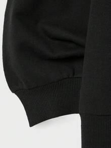 RueChic Cotton Men Bear Print Drawstring Hoodie & Sweatpants - Green - View 5