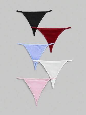 5 Stücke/Set Damen Gerippter Strick Herz Metall Ring String Slip Set