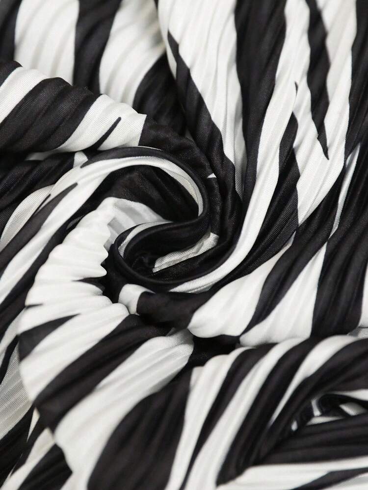 Women's Zebra Print Round Neck 3/4 Sleeve Shirt And Pants Casual Loose 2 Pieces Set Fall Clothes For Women Zebra Print Top Animal Print Outfit Elegant Women's Set Chic Women's Set Two Pieces Set For Women Fall Sets Outfit Sets For Women 2 Pieces Sets For Ladies