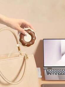 PETSIN 1 Piece Portable Donut Lint Roller, Tear-Off Replacement Core, Home Use Lint Removal, Hair Removal, Pet Hair, Paper Scraps, Easily Handle Can Be Carried With You, Tear And Use, Pet Supplies