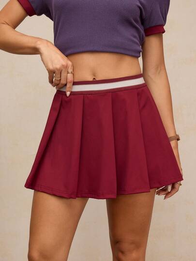 Activina 女士纯色简约休闲运动裙/短裙