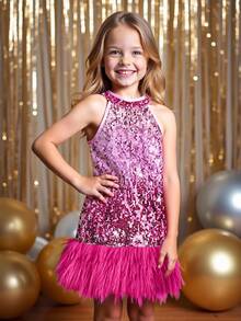 全新设计独特露背时尚长裙，适合年轻女孩，春秋季 - 彩色 - 查看 3