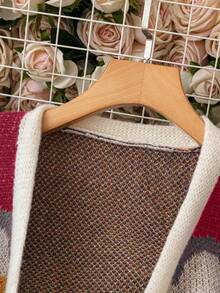 EMERY ROSE Mehrfarbige Damencardigan in Mittellänge