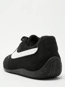 Solezae 设计师灵感女士运动鞋 - 高级运动休闲混合款 | 透气波浪针脚设计 | 全天云端舒适 - 黑色 - 查看 7